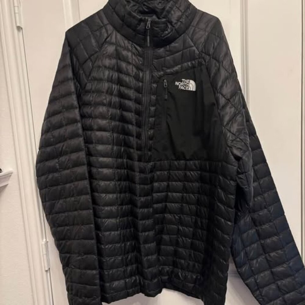 Black - The North Face Men's ThermoBall Pullover - XXL